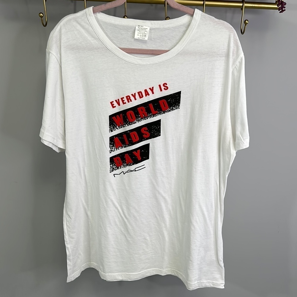 White Graphic T-Shirt - M.A.C